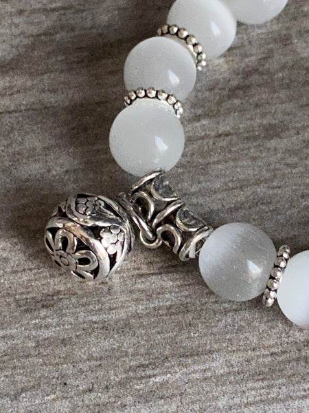 Bracelet quartz blanc Comme un ange