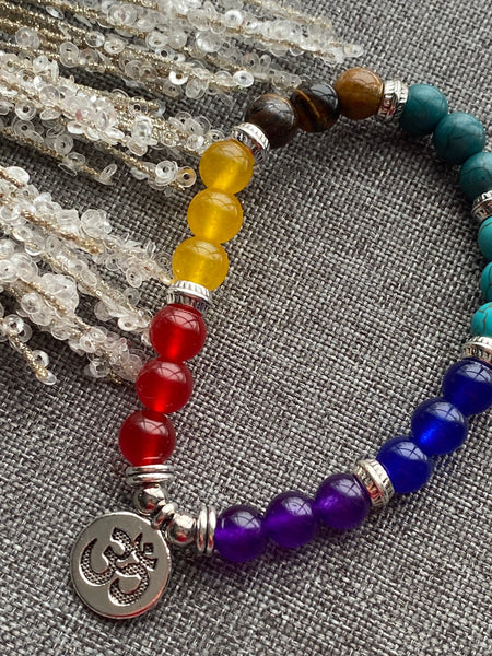 Bracelet 7 chakras Comme un ange
