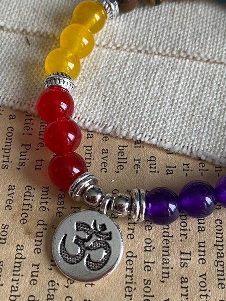 Bracelet 7 chakras Comme un ange