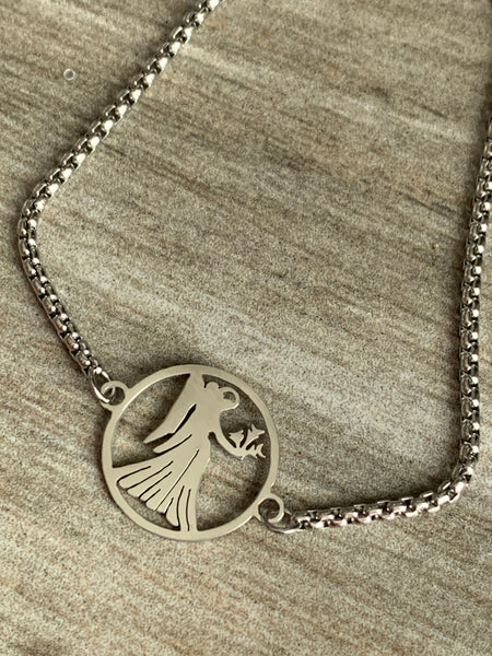 Bracelet stainless signe zodiaque Vierge Comme un ange