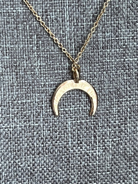 Collier croissant de lune Comme un ange