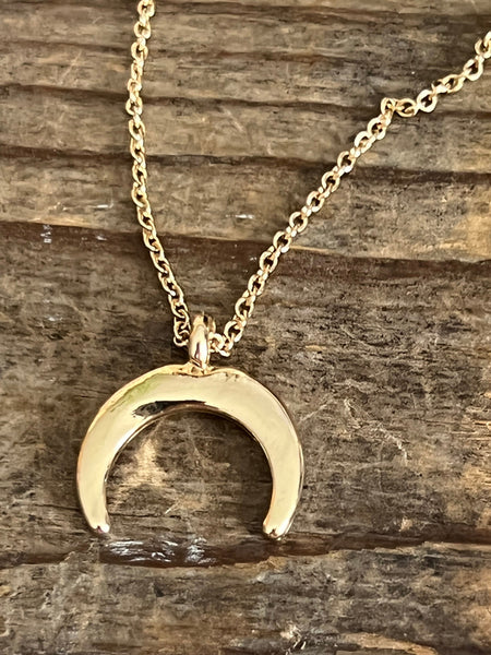 Collier croissant de lune Comme un ange