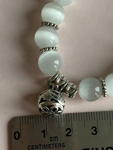 Bracelet quartz blanc Comme un ange