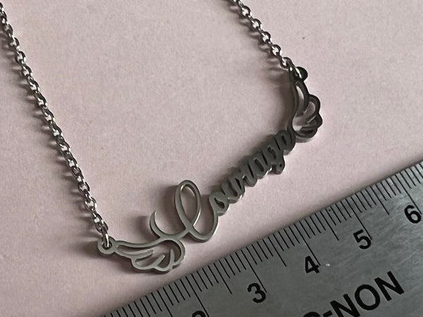 Collier ailes ange motivation courage Comme un ange