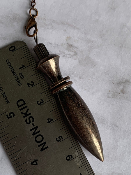 Pendulum bronze Comme un ange