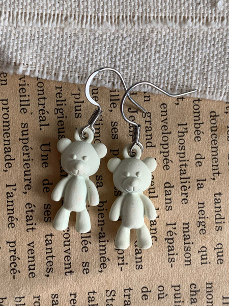 Boucles d’oreilles petit ours Comme un ange