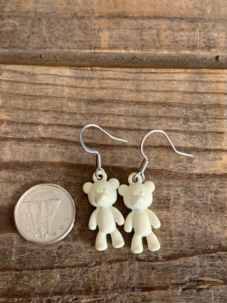 Boucles d’oreilles petit ours Comme un ange