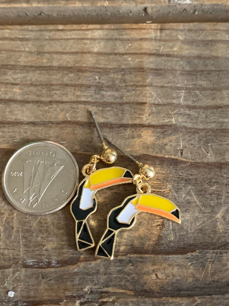 Boucles d’oreilles toucan Comme un ange