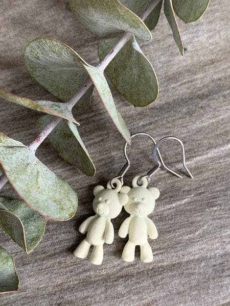Boucles d’oreilles petit ours Comme un ange