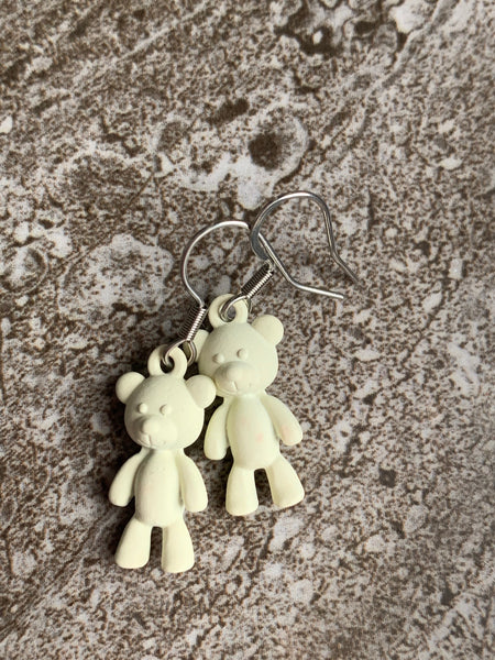 Boucles d’oreilles petit ours Comme un ange