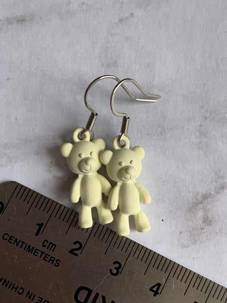 Boucles d’oreilles petit ours Comme un ange