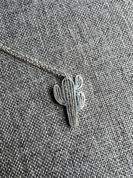 Collier stainless cactus Comme un ange