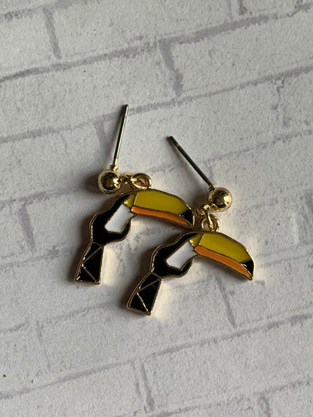 Boucles d’oreilles toucan Comme un ange