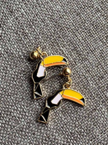 Boucles d’oreilles toucan Comme un ange
