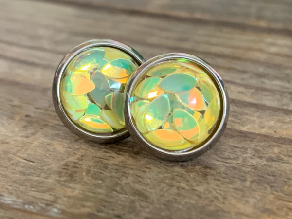 Cirena Cabochon légèreté petite sirène couleur jaune Comme un ange