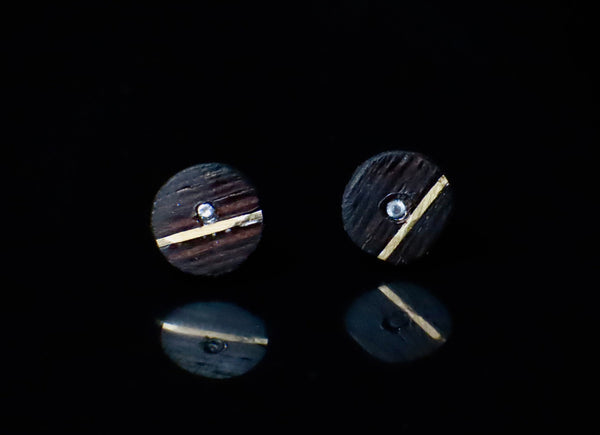 boucles d oreilles,Stud Earrings, Wood Earrings, Stud Earrings, Wood Stud Earrings, Men’s Earrings, Earring for men, Comme un ange