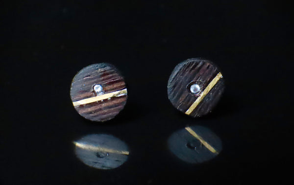 boucles d oreilles,Stud Earrings, Wood Earrings, Stud Earrings, Wood Stud Earrings, Men’s Earrings, Earring for men, Comme un ange