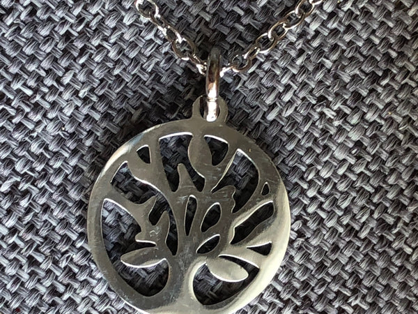 Collier stainless arbre de vie Comme un ange