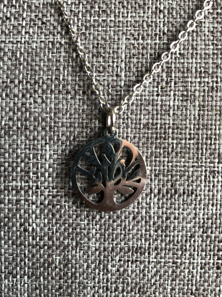 Collier stainless arbre de vie Comme un ange