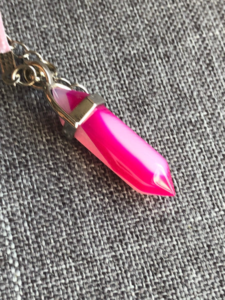 Pendule rose fushia Comme un ange