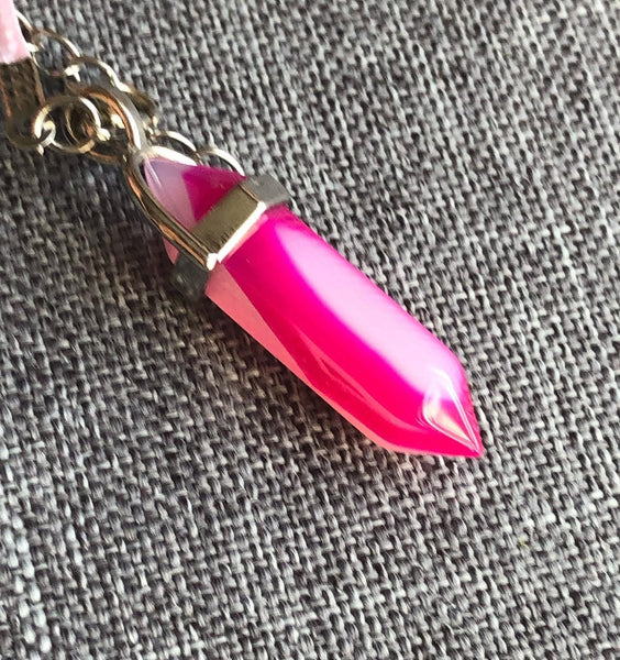 Pendule rose fushia Comme un ange