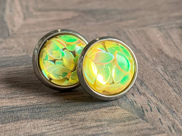 Cirena Cabochon légèreté petite sirène couleur jaune Comme un ange
