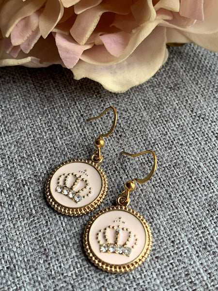 Boucles oreilles soit la reine de ta vie Comme un ange