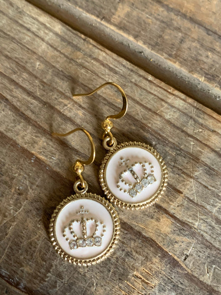 Boucles oreilles soit la reine de ta vie Comme un ange