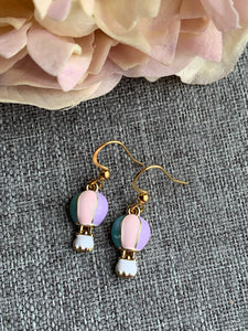 Boucles oreilles montgolfière Comme un ange