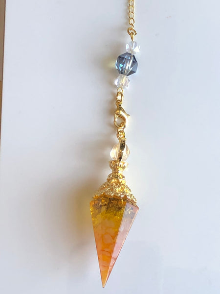 Pendule jaune Comme un ange