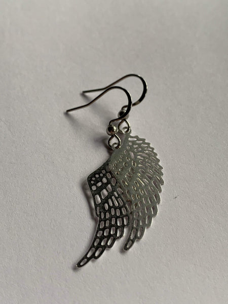 Boucles oreilles ailes ange Comme un ange