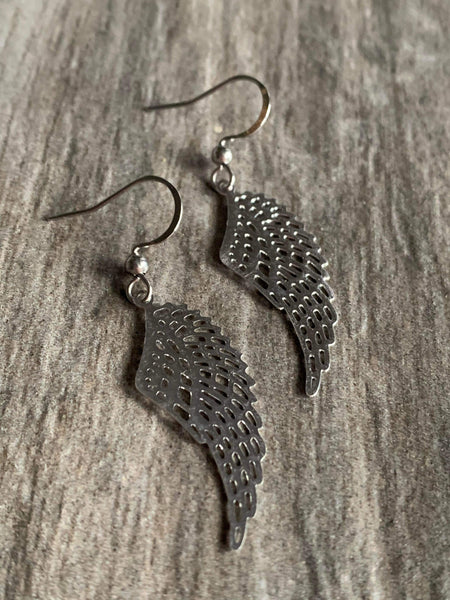 Boucles oreilles ailes ange Comme un ange