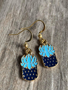 Boucles oreilles plante grasse Comme un ange
