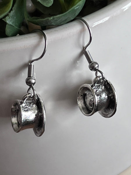 Boucles oreilles tasse café amour Comme un ange