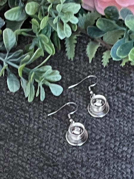 Boucles oreilles tasse de café Comme un ange