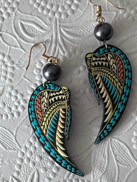 Bijoux boucles oreilles boho ailes anges Comme un ange