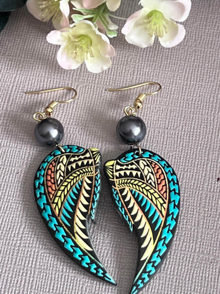 Bijoux boucles oreilles boho ailes anges Comme un ange