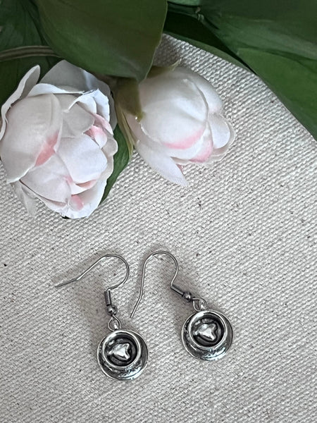 Boucles oreilles tasse café amour Comme un ange