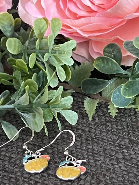 Boucles oreilles festives cocktail mocktail estivales colorés Comme un ange