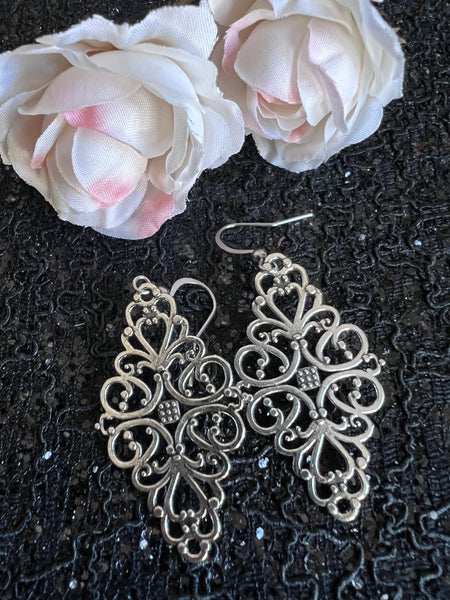Boucles oreilles dentelles vintages Comme un ange