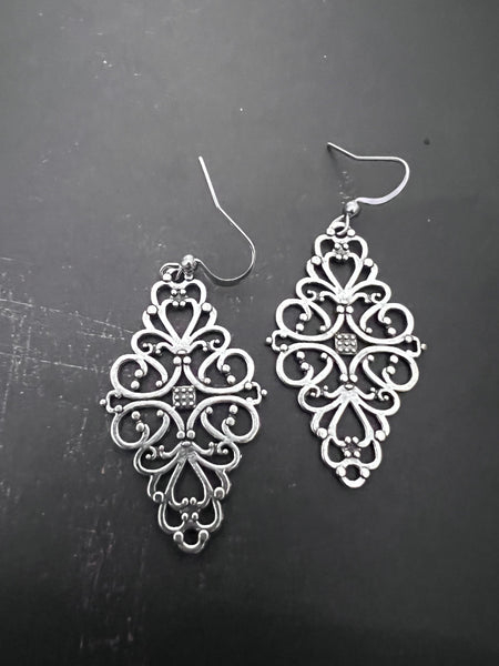 Boucles oreilles dentelles vintages Comme un ange