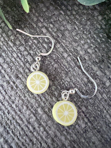 Boucles oreilles citrons Comme un ange