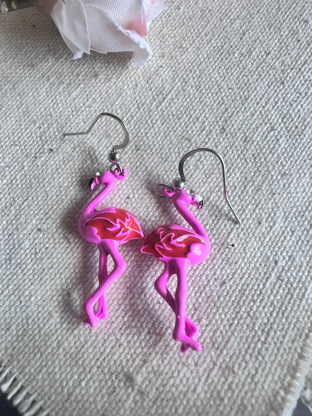 Bijoux flamant rose Comme un ange