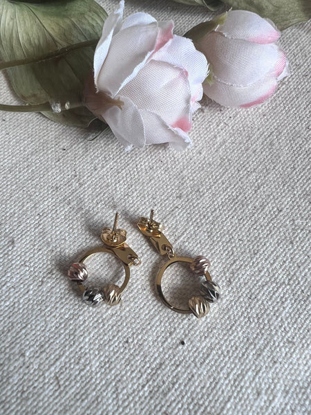 Boucles oreilles stainless Comme un ange