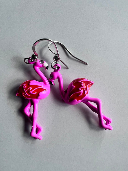 Bijoux flamant rose Comme un ange