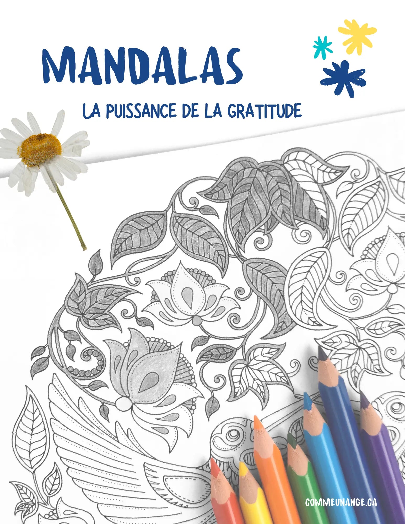 MANDALAS GRATITUDE  LIVRE PDF A IMPRIMER ET COLORIER Comme un Ange